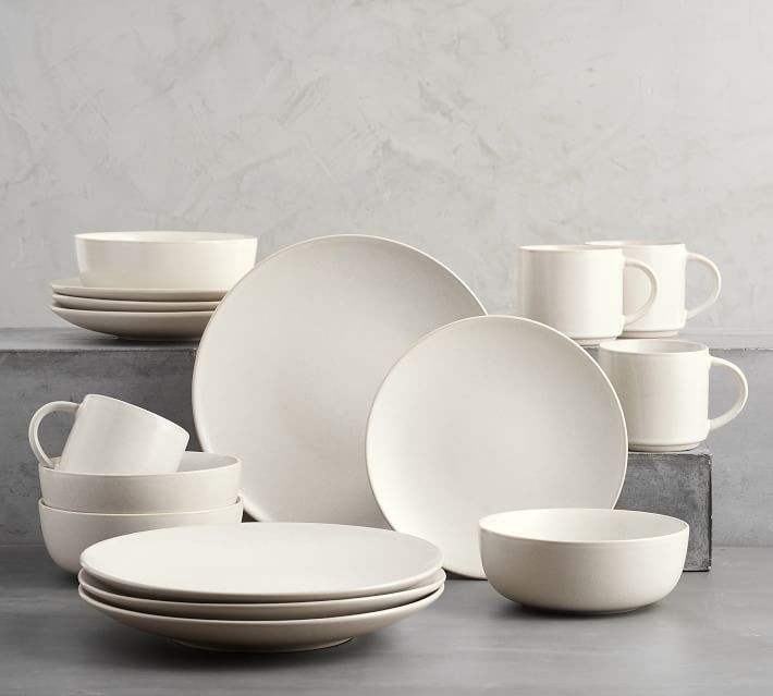 Mason Stoneware 16-Piece Dinnerware Set | Pottery Barn (US)
