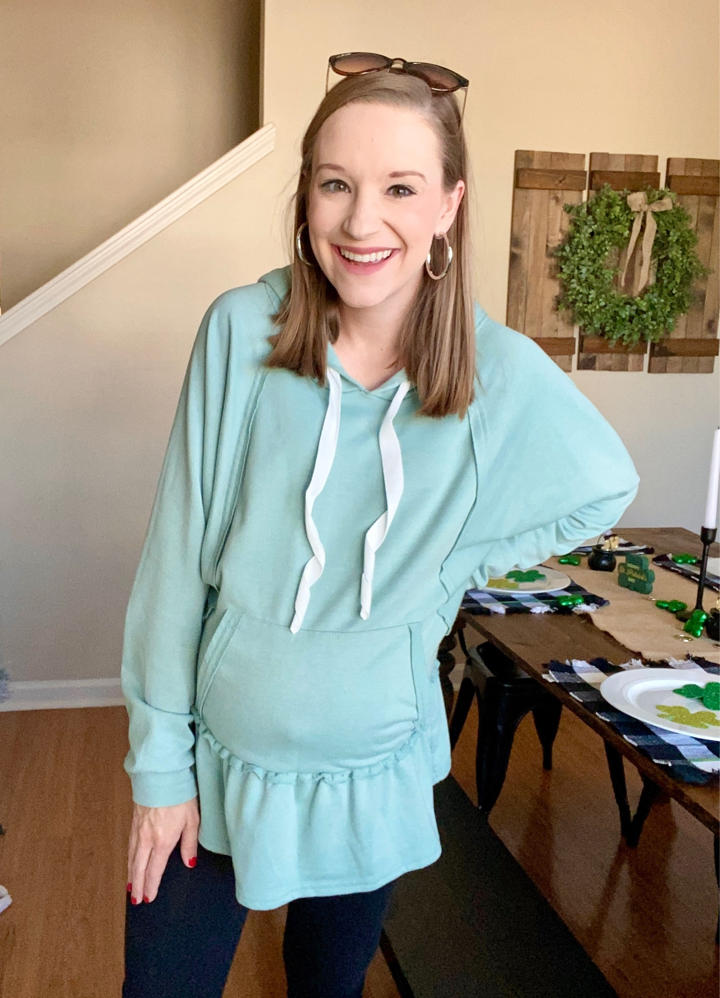 Amazon spring tops! Hoodie for spring on Amazon! Peplum hooded shirt!! Amazon spring arrivals! Amazon spring fashion!! 