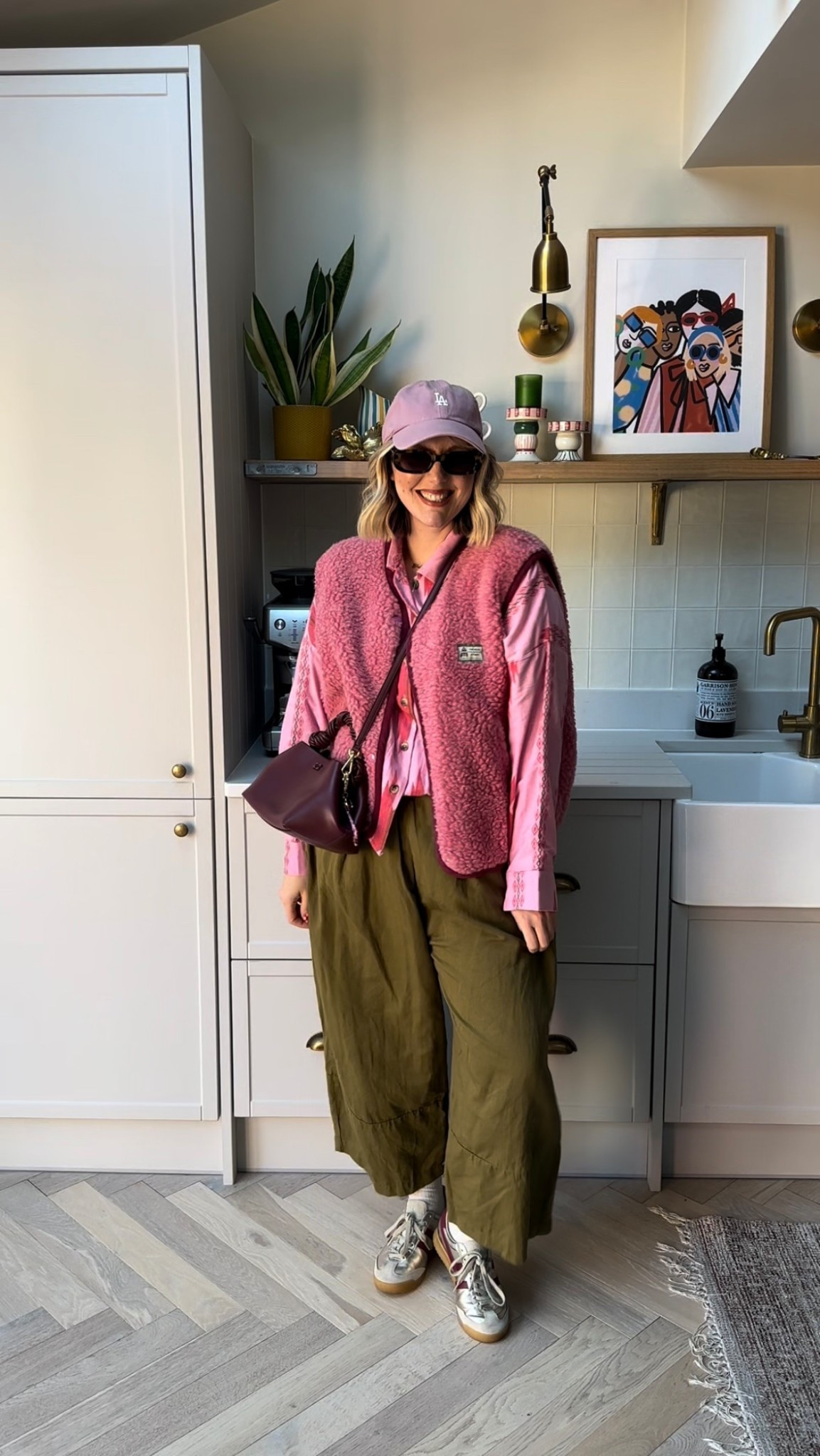 Spring layering for anyone who loves colour, pattern and comfy fits.
Gola trainers
Beyond Nine Bobbi trousers (size small)
Lone star daughter shirt (size large)
Andme mohair gilet
Ganni bag
Anthropologie cap

#LTKuk #LTKspring #LTKmidsize
