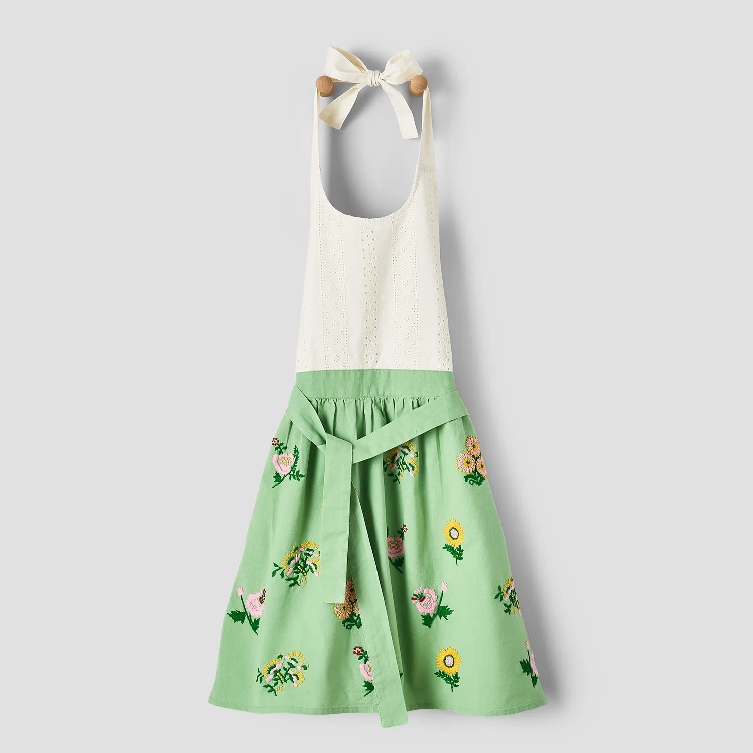 Sur La Table Floral Embroidered Apron | Sur La Table