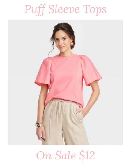 ⭐️ $12 Target puff sleeve tops 
On sale 

#LTKSeasonal #LTKfindsunder50 #LTKsalealert