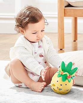 Skip Hop Infant Rattle Toy, Pineapple Rattle Toy for Babies | Amazon (US)