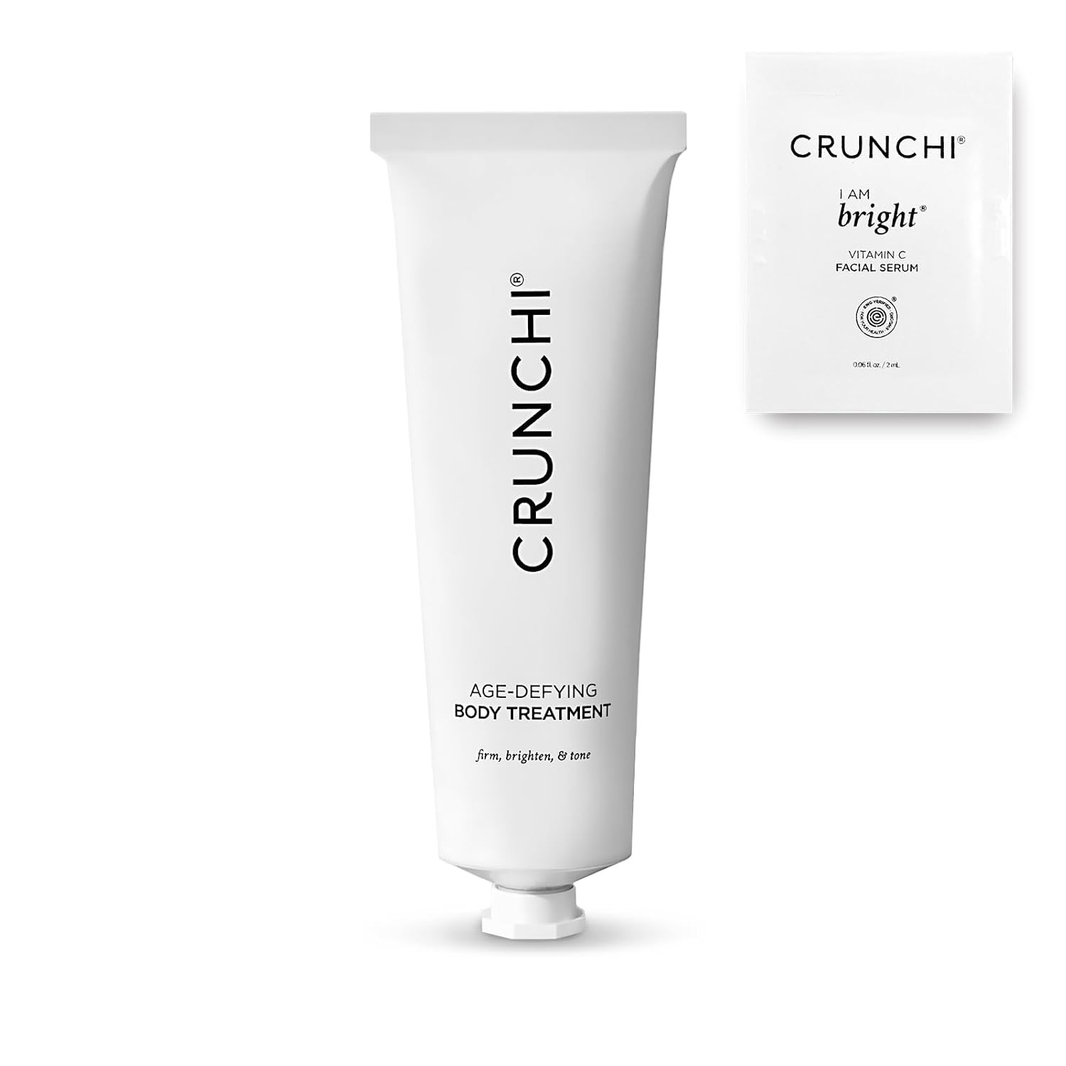 Crunchi Age-Defying Body Treatment, Firming and Toning Body Cream, Clean, EWG Verified®, Cruelty-Free, Vegan, 5 fl oz | Amazon (US)