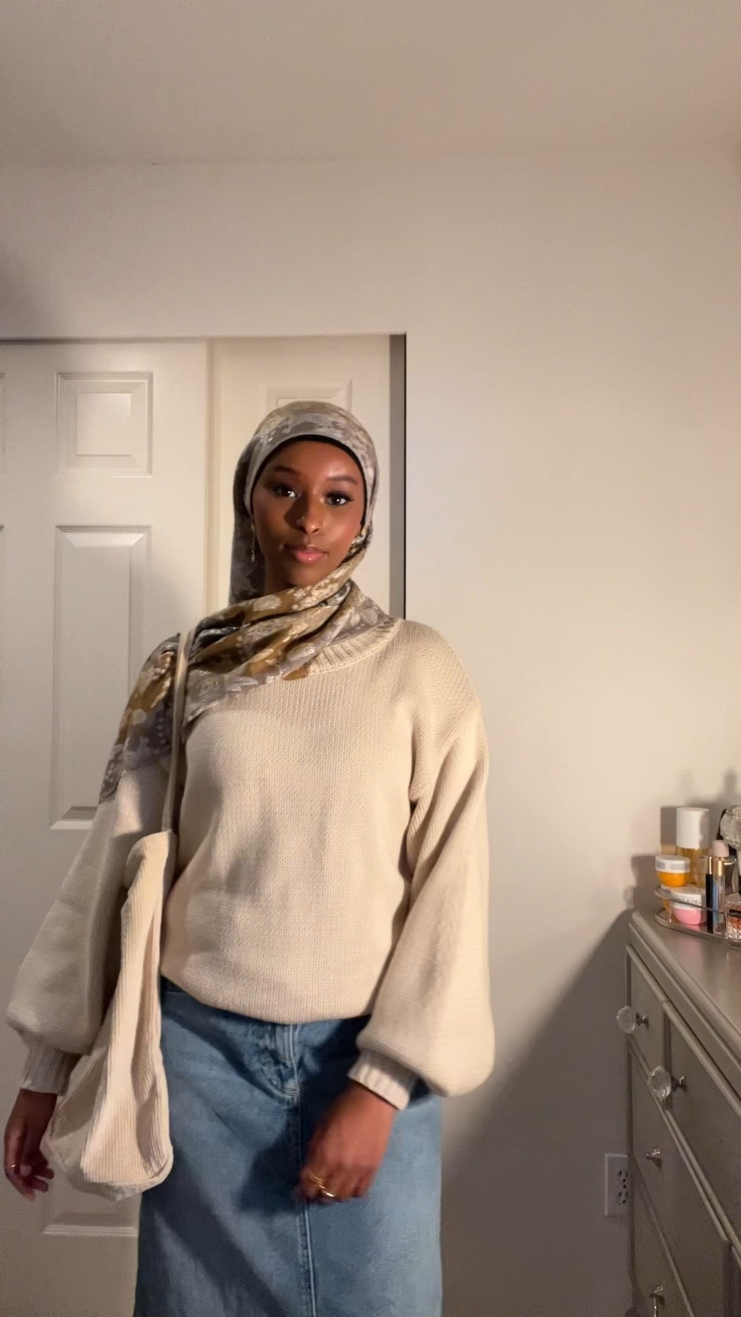 back to school outfit inspo maxi skirt 
the one i’m wearing is from free people but the shein one is also my fav. cheaper but same quality 

Love maxi denim skirts 

Hijab out fit inspo , Pinterest , fall fits 

#LTKstyletip #LTKbeauty #LTKSale