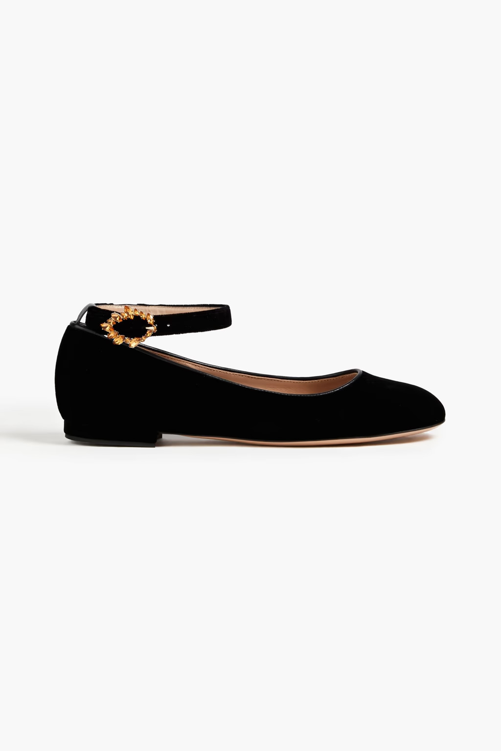 Wendy embellshed velvet ballet flats | The Outnet (UK and Europe)