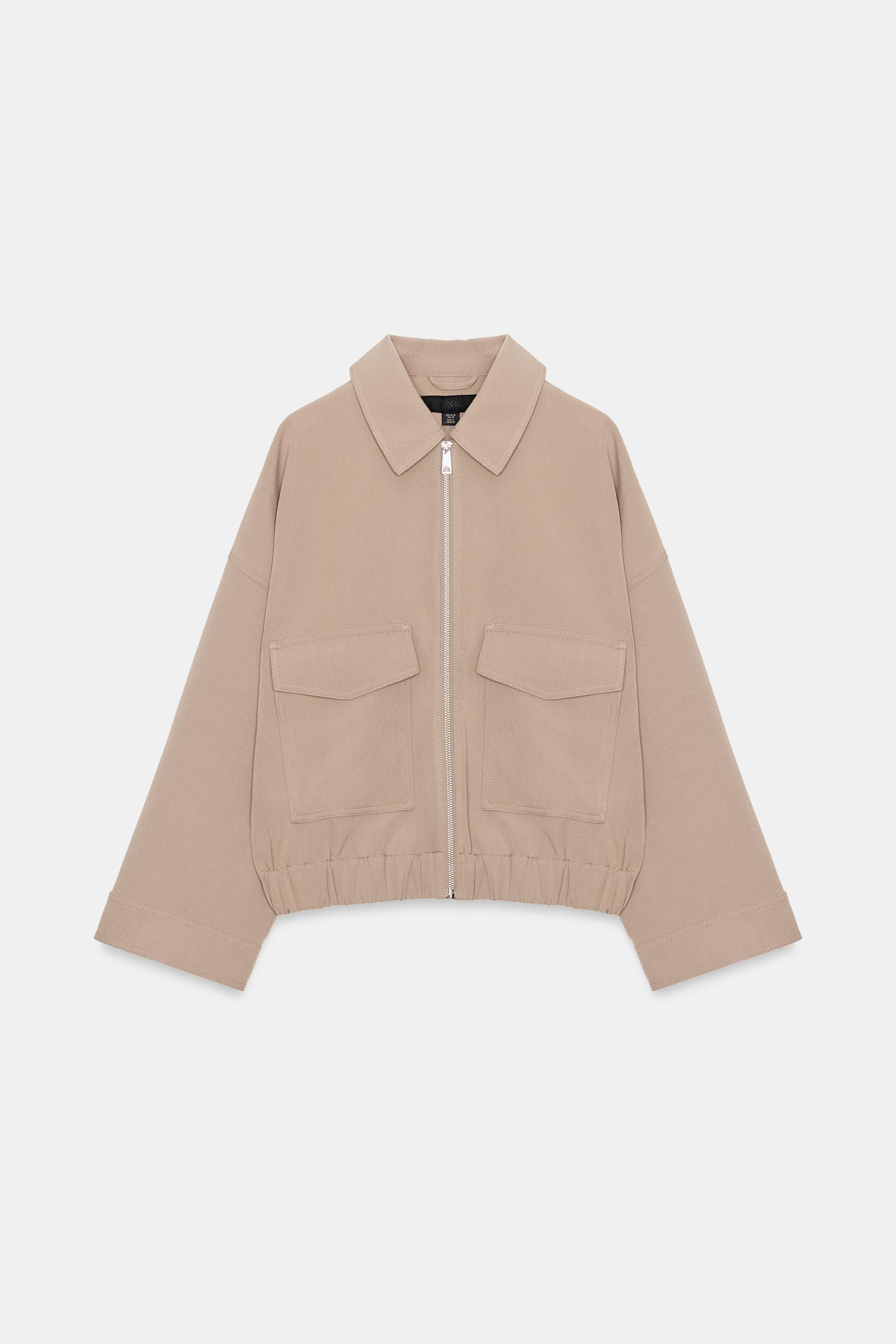 ELASTIC HEM JACKET | Zara US