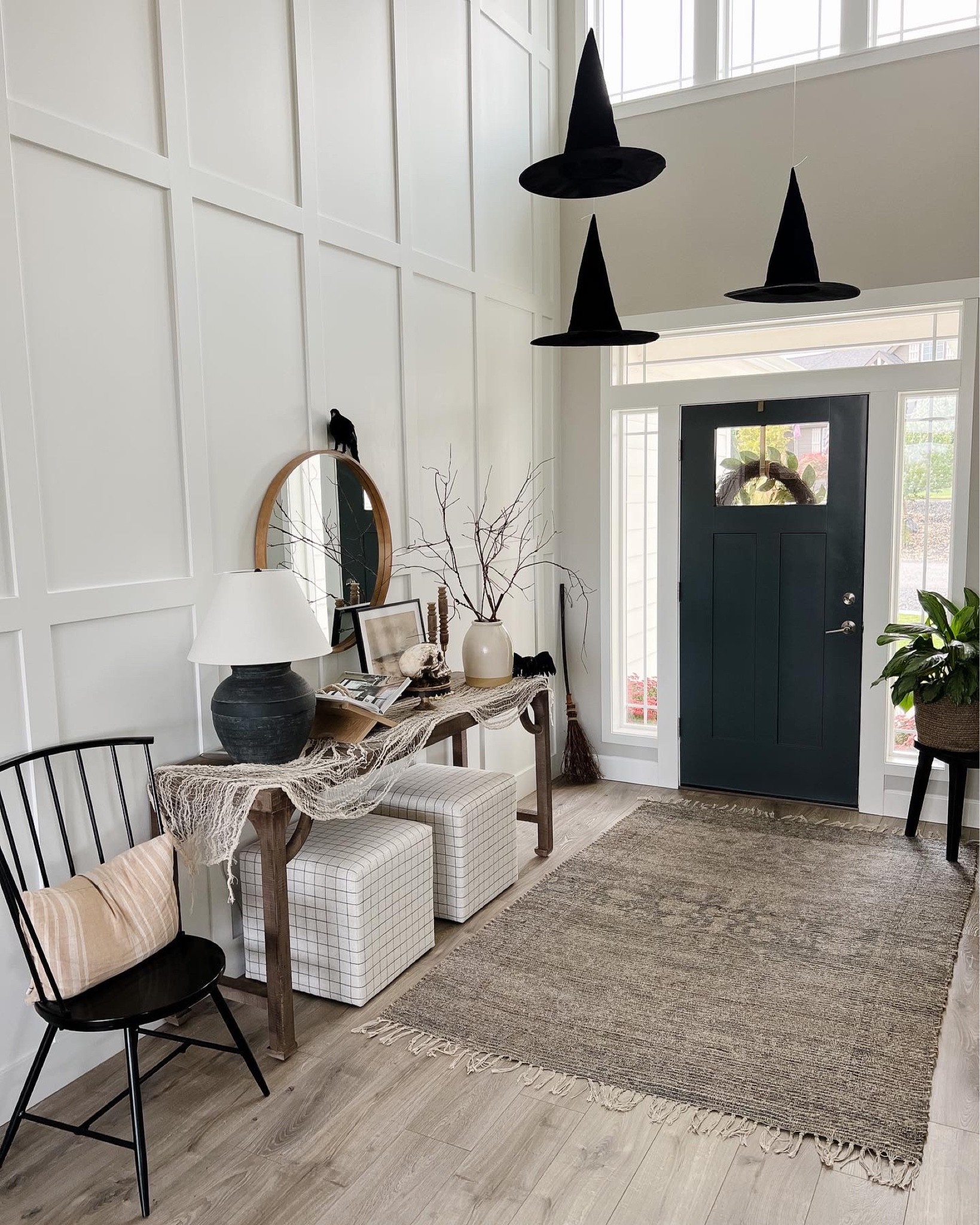 Halloween is just around the corner! Are you decorating? 

Witches, Halloween decor, spooky, hats, entryway, lamp, console table, McGee and Co, Wayfair 

#LTKHalloween #LTKhome #LTKSeasonal