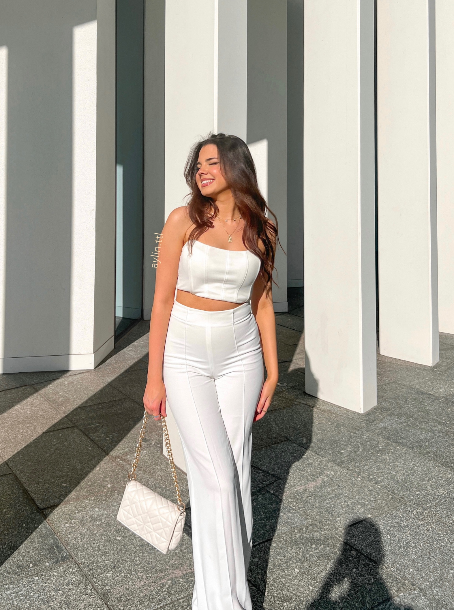 white outfit, wide leg pants, white pants, corset top, spring outfit, summer outfit, fashion inspiration

#LTKSeasonal #LTKworkwear #LTKfit