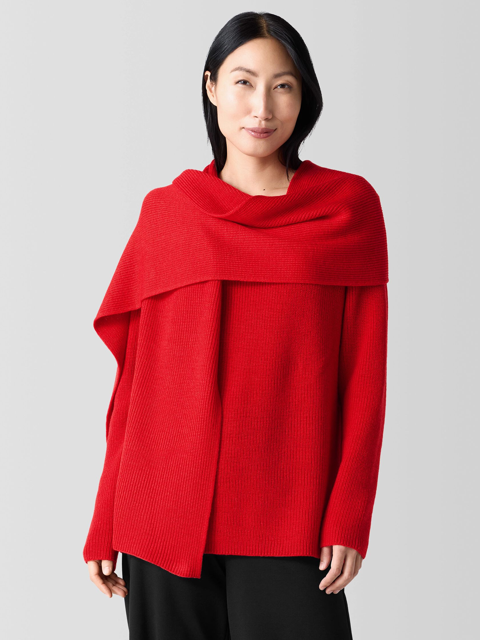 Merino Scarf in Regenerative Wool | Eileen Fisher