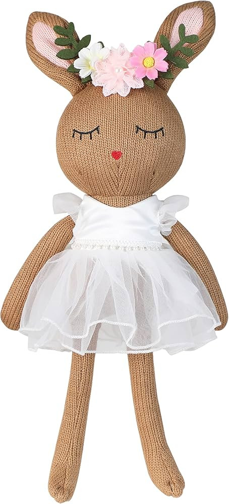 Ballerina Doll Handmade Stuffed Animal Bunny Plush Animal Doll, Plush Toy Bunny Stuffed Animals f... | Amazon (US)