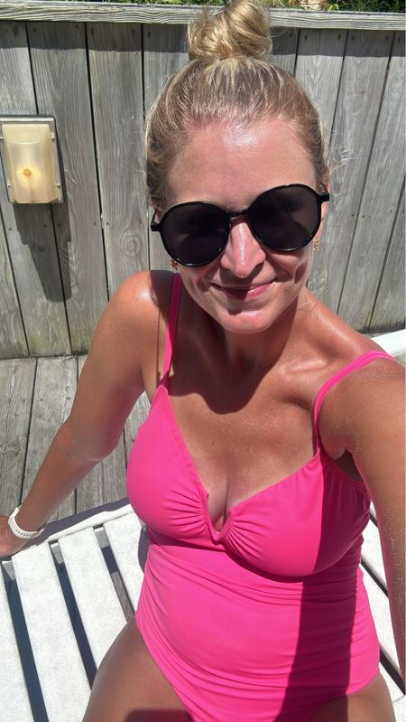 Todays swimsuit! Love this $27 hot pink suit from Walmart. 


#LTKFindsUnder50 #LTKStyleTip #LTKSwim