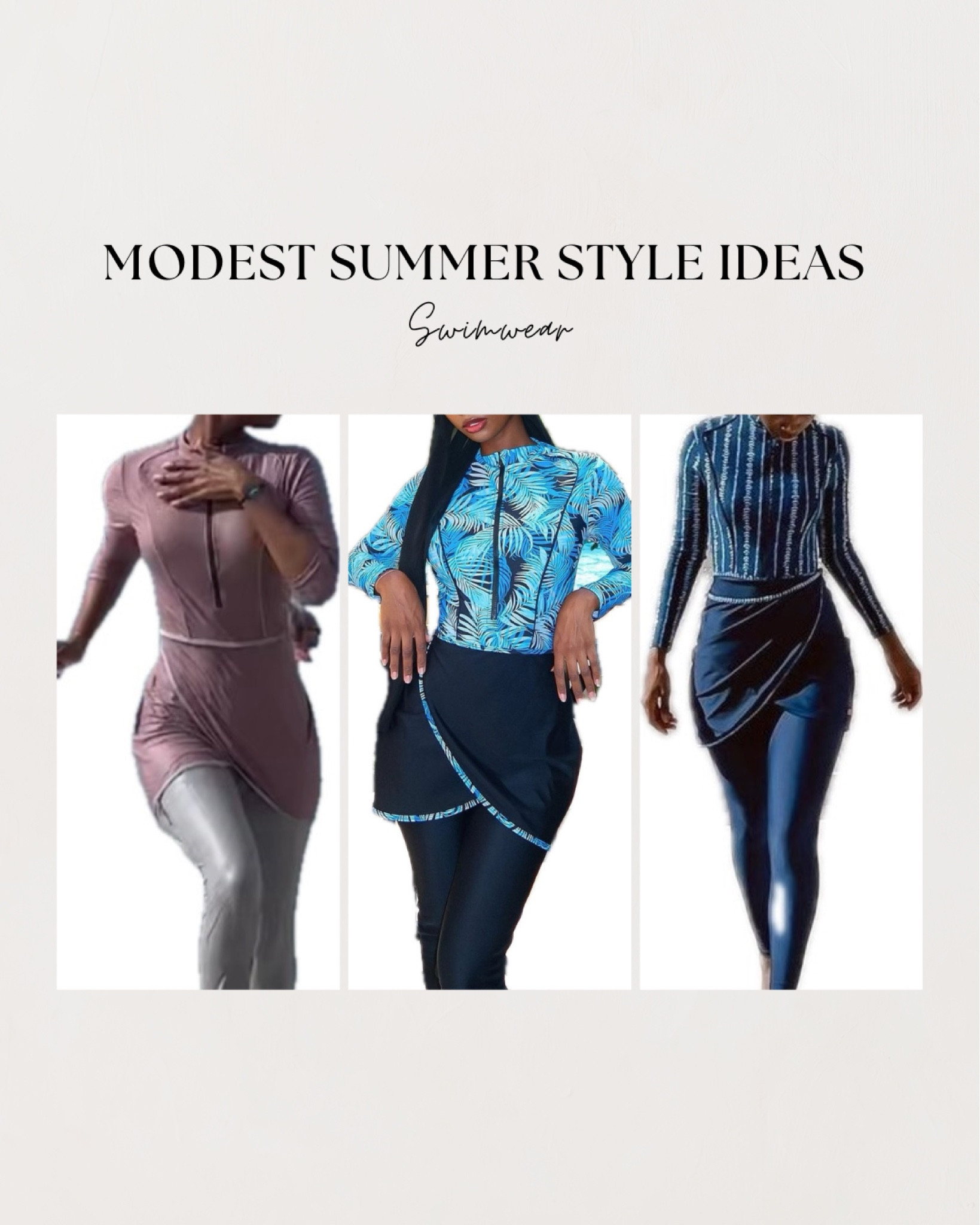 Amazon has been my go to for modest swimwear. Here are my top picks! 🤍

#modestswimwear #amazon 

#LTKTravel #LTKStyleTip #LTKSeasonal