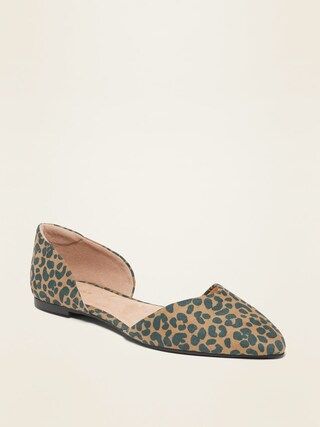 Pointy-Toe D&#x27;Orsay Flats for Women | Old Navy (US)