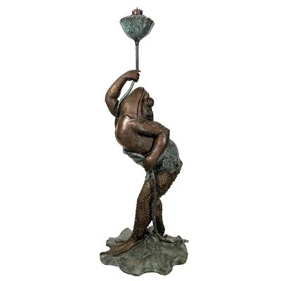 Bronze Whimsical Frog Fountain | Wayfair North America