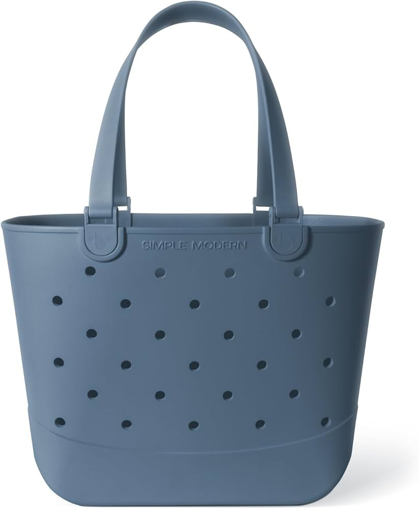 Simple Modern Extra-Large Beach Bag | Waterproof Getaway Rubber Tote with Zipper Pocket for Trave... | Amazon (US)