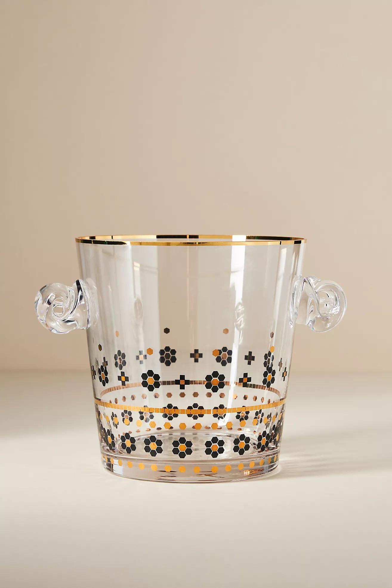 Bistro Tile Ice Bucket | Anthropologie (US)