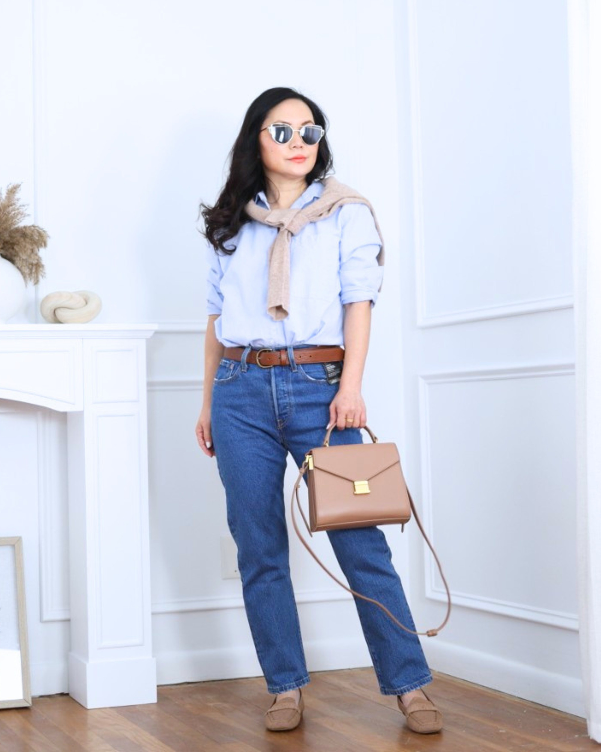 Shirt, jeans, and loafers from Vivaia — simple, clean, and effortlessly put together for an easy everyday look. I’m 5’2, wearing size XS.

#LTKootd #LTKOver40 #LTKPetite