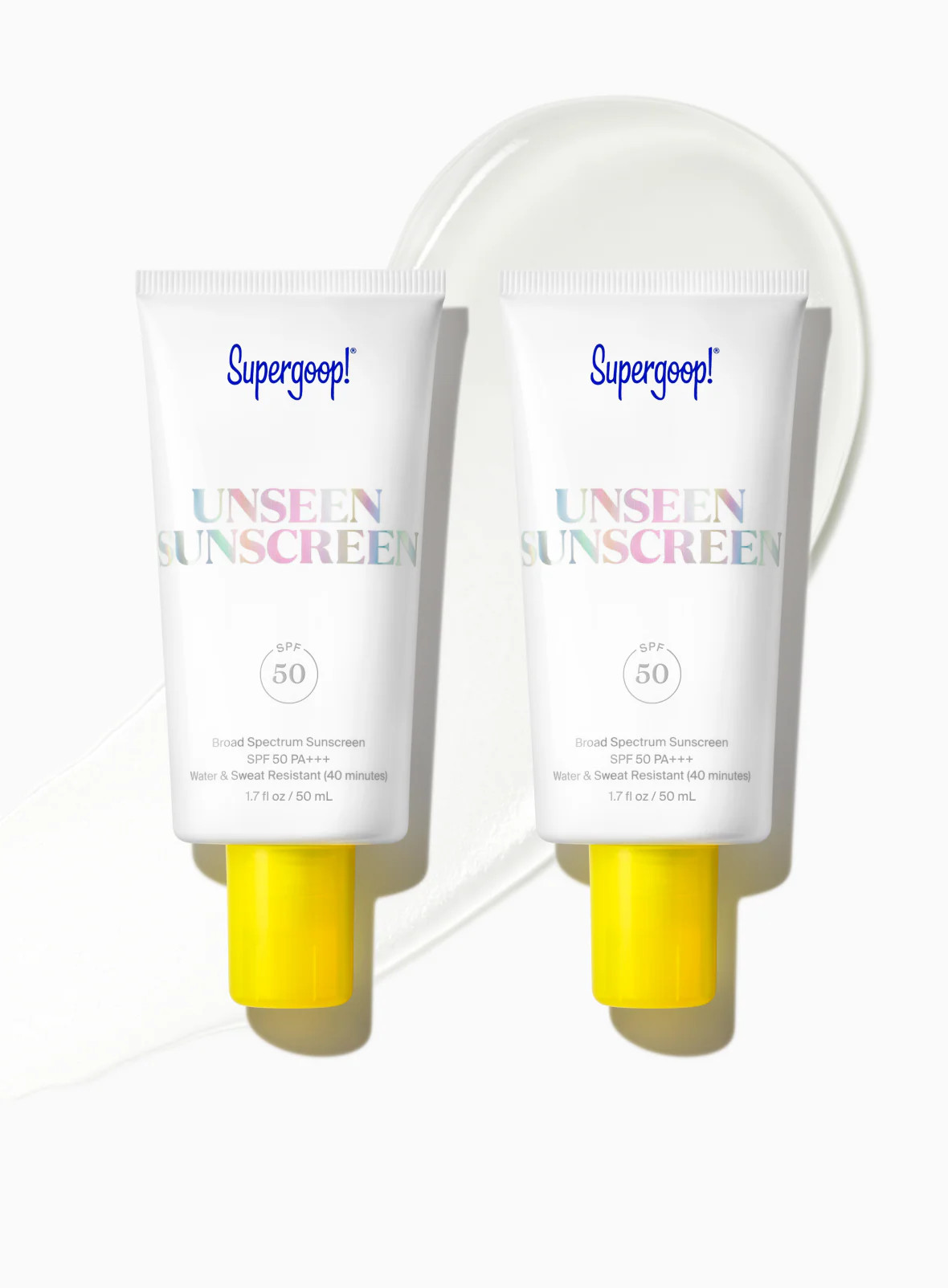 Unseen Sunscreen SPF 50 - 2 pack | Supergoop
