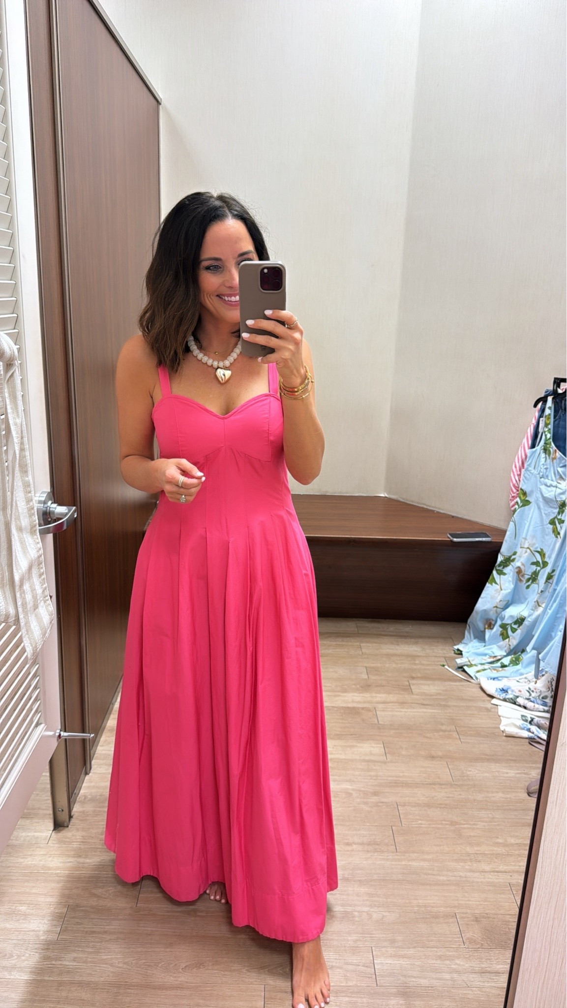 This pink maxi is such a pretty one 💗 The color is gorgeous and the fit is flattering! 

Shop here.

Size S
5’3” for reference

#Belk #BelkStyle #BelkFashion #PinkDress #MaxiDress #SummerStyle #AffordableFashion #EverydayStyle #OOTD #LTKStyle #LTKCreator #FashionFinds #ClassicStyle #DressSeason #PrettyInPink