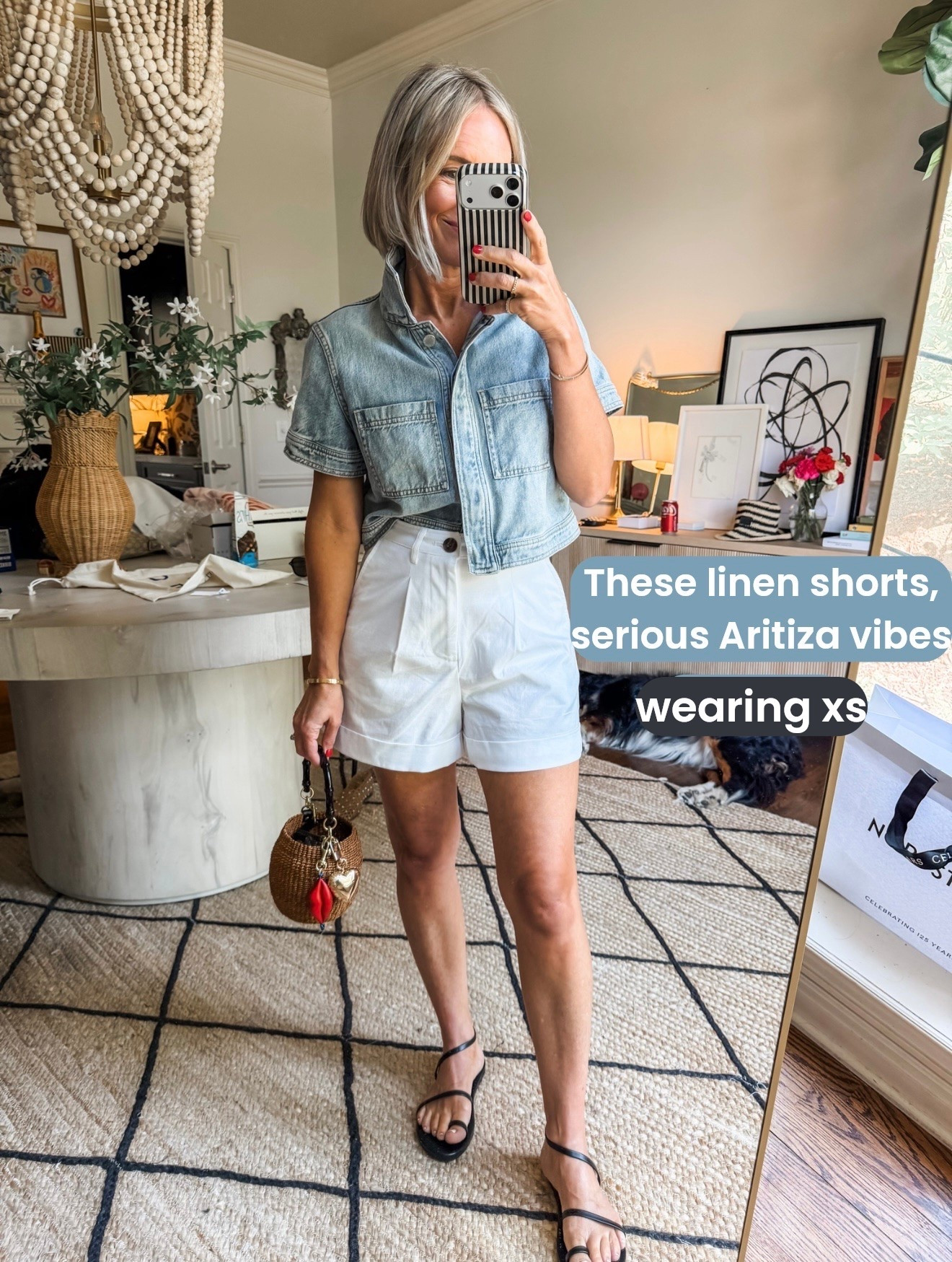these shorts from @Target are the best
fits true to size
high on the waist

#LTKootd #LTKmomlife #LTKOver40