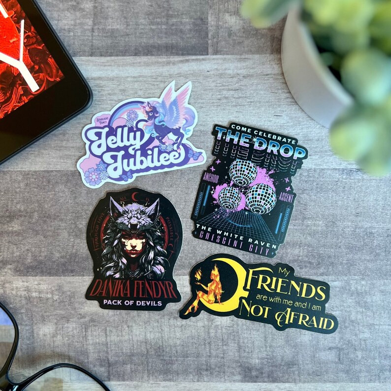 4 Crescent City Stickers Sarah J Maas Crescent City Merch Reading Stickers Bookish Merch Booktok ... | Etsy (US)