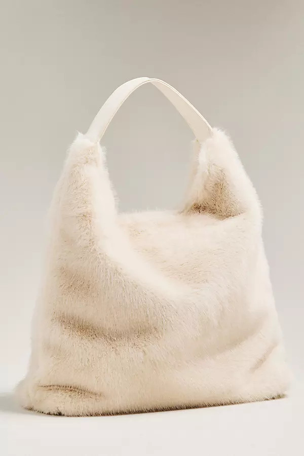 Slouchy Faux-Fur Tote | Anthropologie (US)