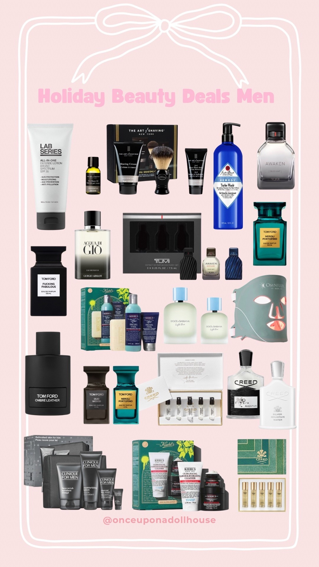 Holiday Beauty Deals Men! Black Friday 

Creed, Armani Beauty, Omnilux, Tumi, Dolce & Gabbana, Clinique, Kiehl’s, Tom Ford, Jack Black

#LTKGiftGuide #LTKMens #LTKCyberWeek