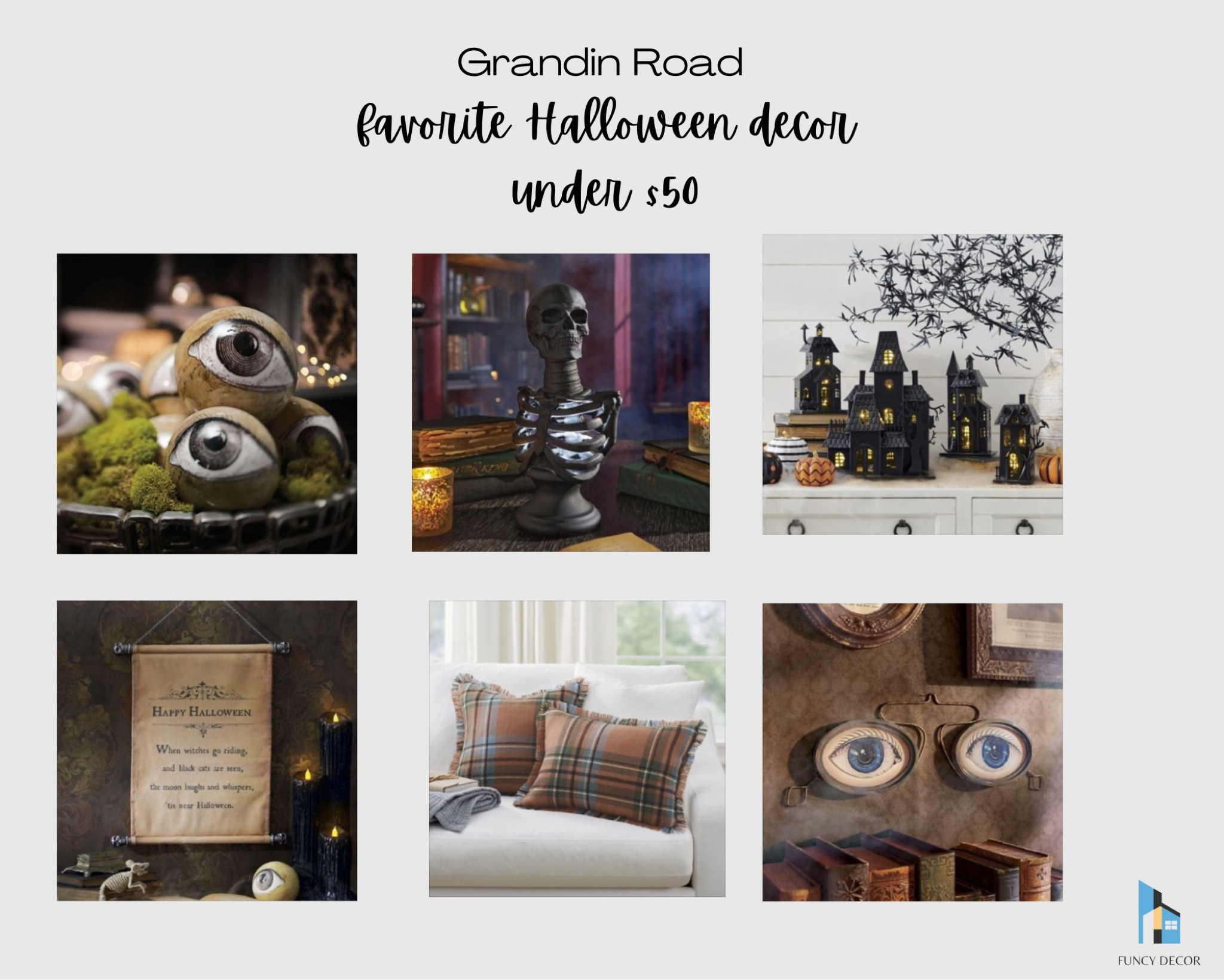 Grandin Road- Halloween Decor Under $50

#LTKhome #LTKSeasonal #LTKFind