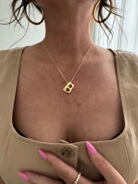 Accessories 
Necklace
Initial necklace 
Amazonn