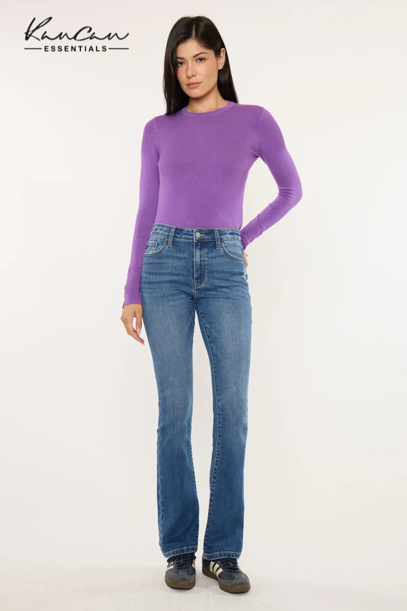 Denver Essentials High Rise Bootcut Jeans | Kancan USA