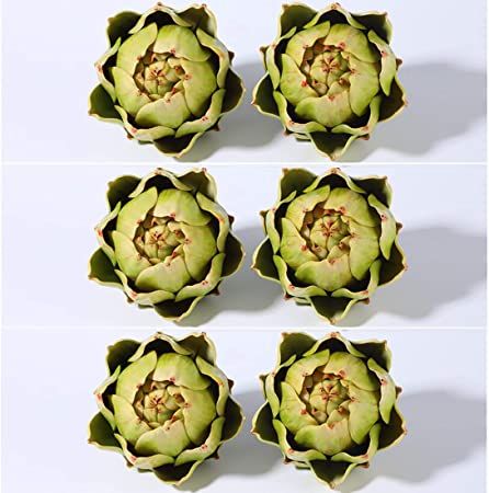 Amazon.com: Large Green Artificial Artichoke Vegetables Fake Artichoke for Home Decor (4pcs) : Ho... | Amazon (US)