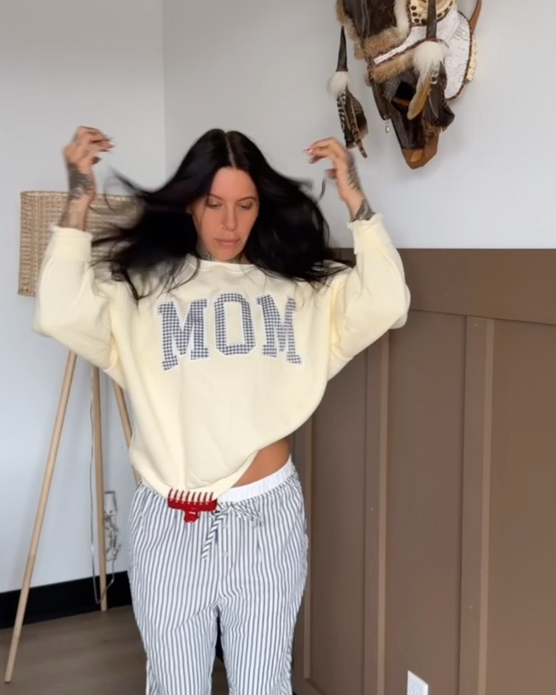 Butter yellow and gingham will never not be acceptable 💛😬 #

#LTKBeauty #LTKSeasonal #LTKmomlife