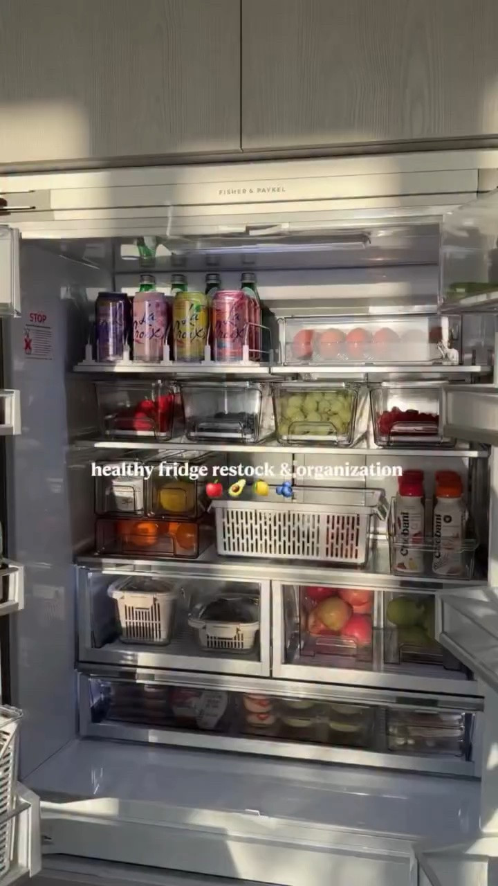 Kitchen fridge organization hacks!

#LTKHome