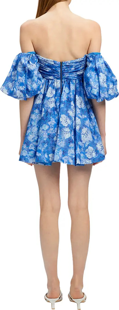 Kali Floral Off the Shoulder Minidress | Nordstrom