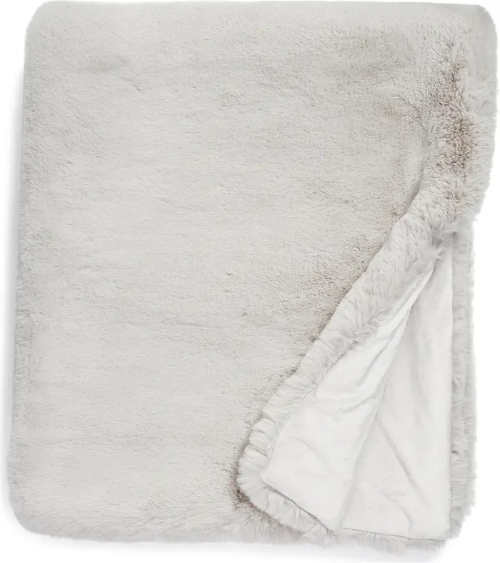 Luscious Faux Fur Throw Blanket | Nordstrom