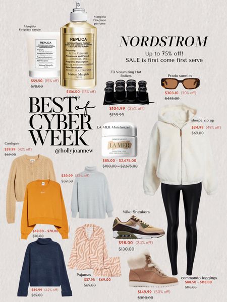 Nordstrom Cyber Week sale! Save up to 75% off! Holiday outfits, beauty gifts, winter sweaters, and more! Follow @hollyjoannew for style and beauty inspo and sales! Glad you’re here babe! Xx

#LTKstyletip #LTKCyberWeek #LTKsalealert