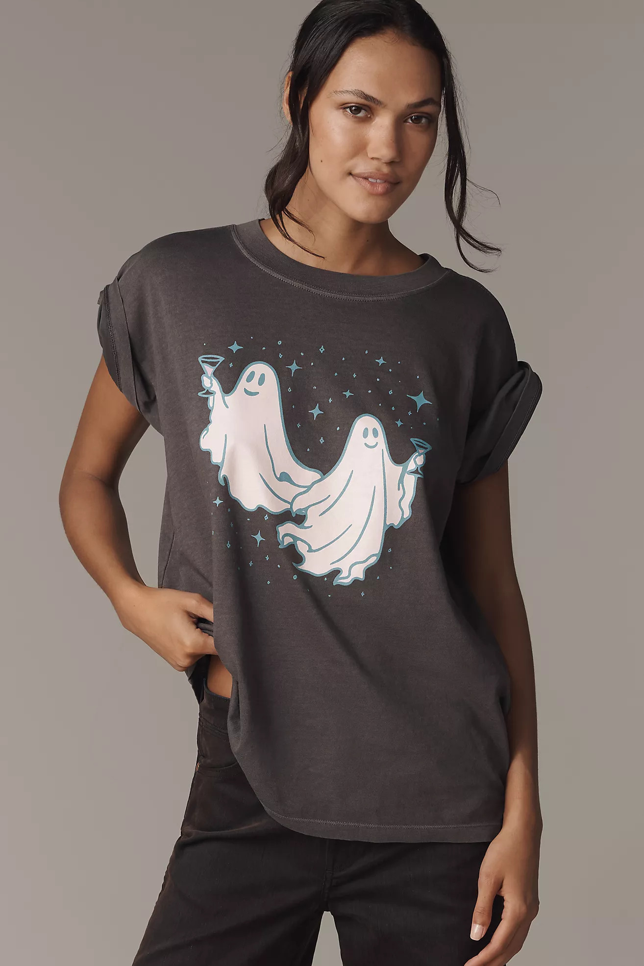 Girl Dangerous Martini Ghosts Graphic Tee | Anthropologie (US)