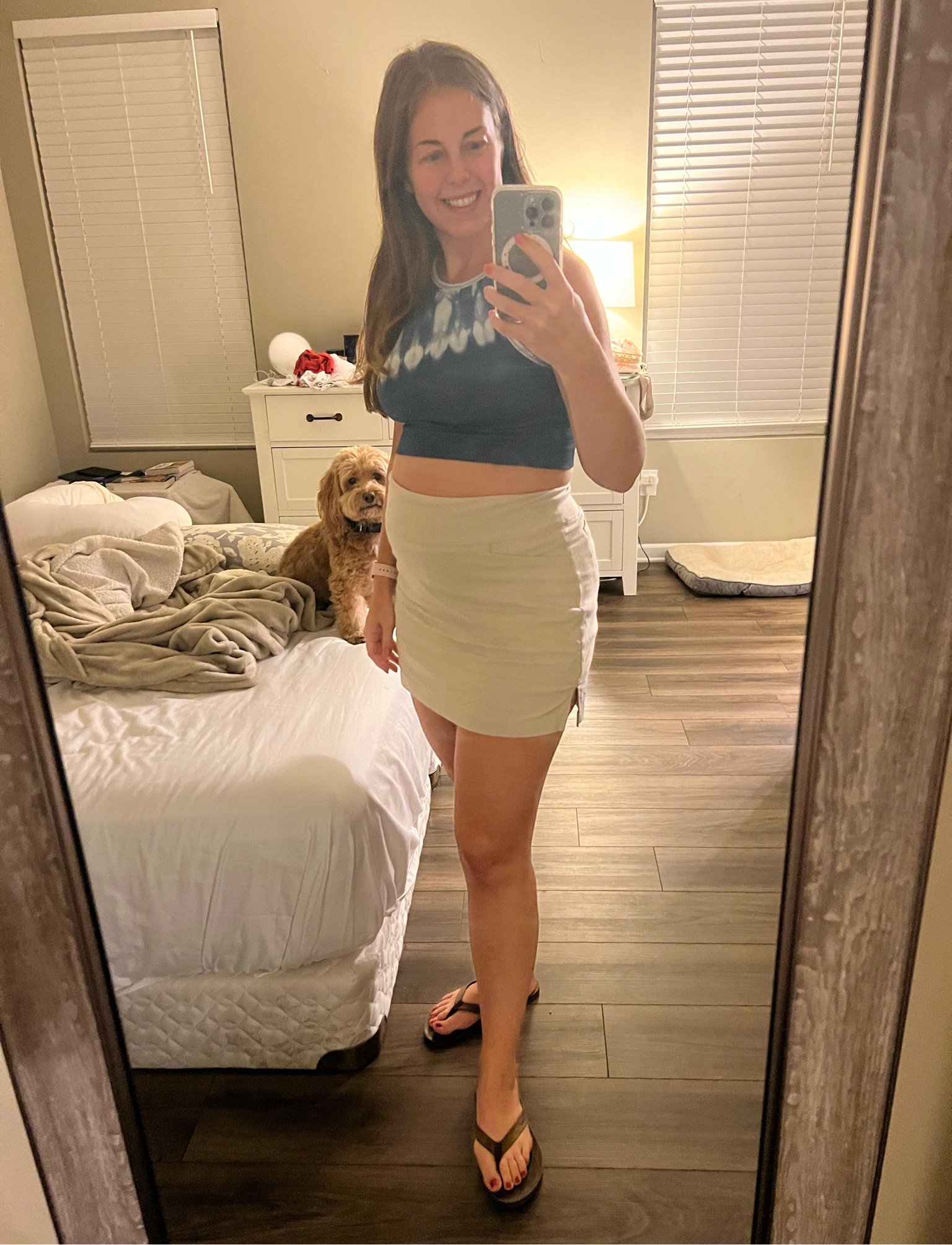 24 week bumpdate ‘fit 💙
Shorts don’t really work for me, but let me tell you about golf skirts 😉 

#LTKstyletip #LTKbump