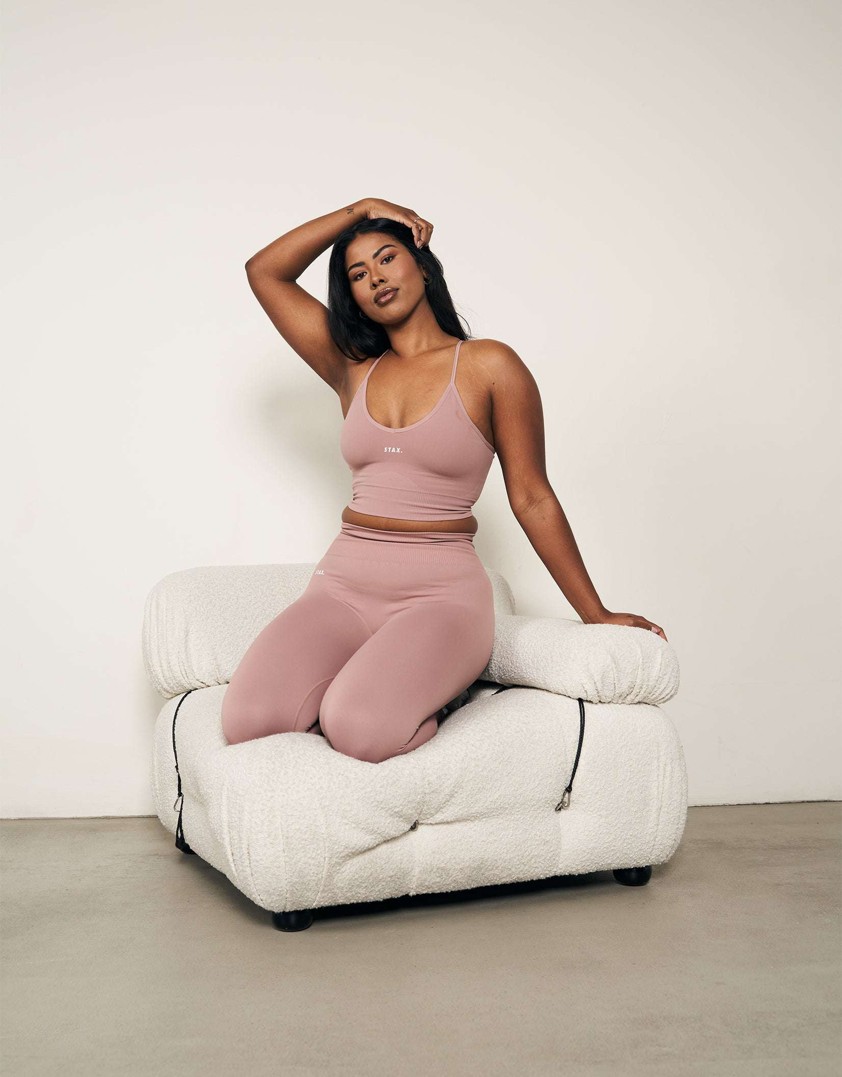 STAX. PSF Strappy Crop - Dusty Rose | STAX.