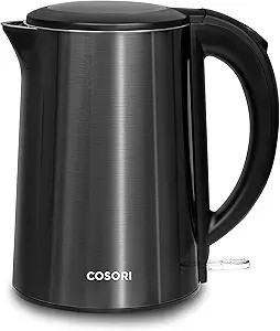 COSORI Electric Kettle, Tea Kettle Pot, Stainless Steel Double Wall, 1500W Hot Water Kettle Teapo... | Amazon (US)