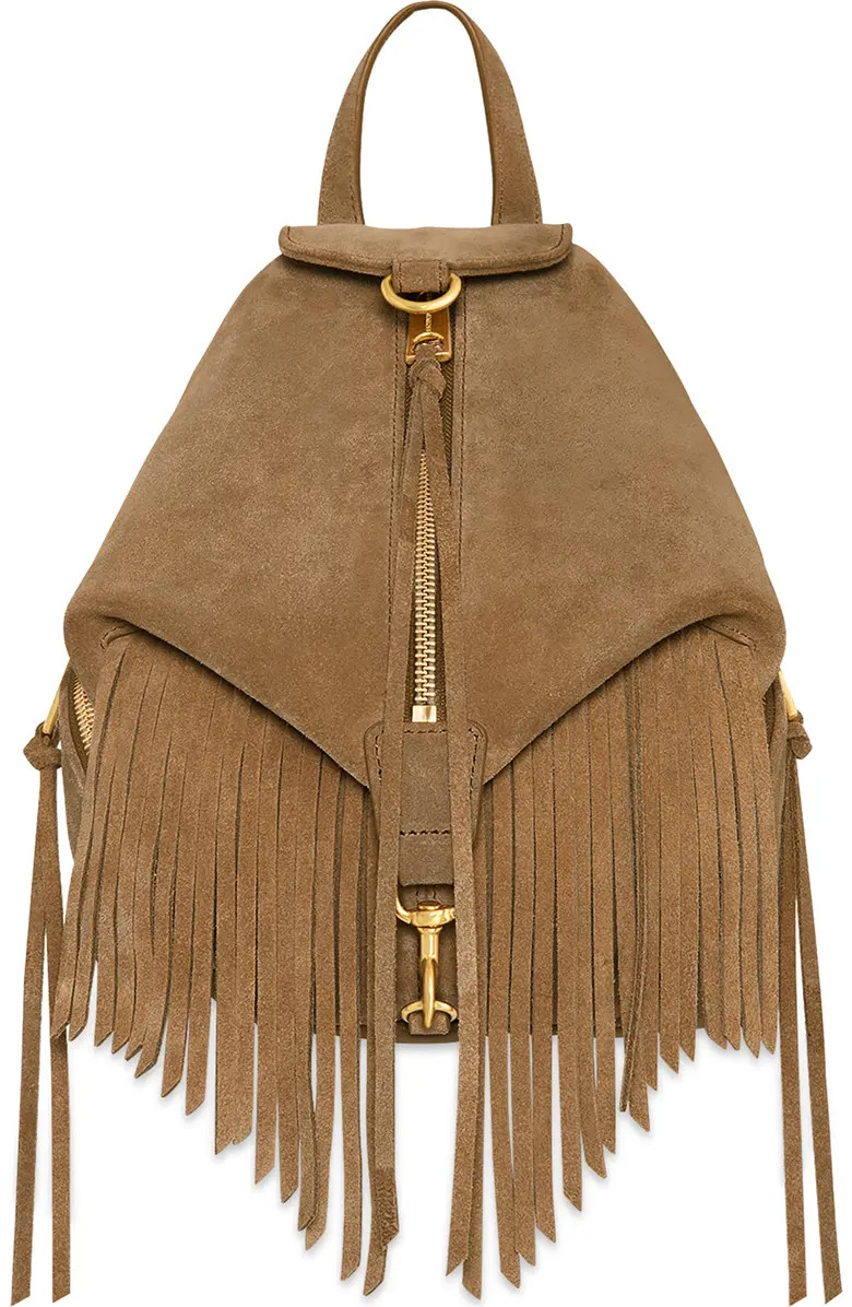 Mini Julian Fringe Suede Convertible Backpack | Nordstrom