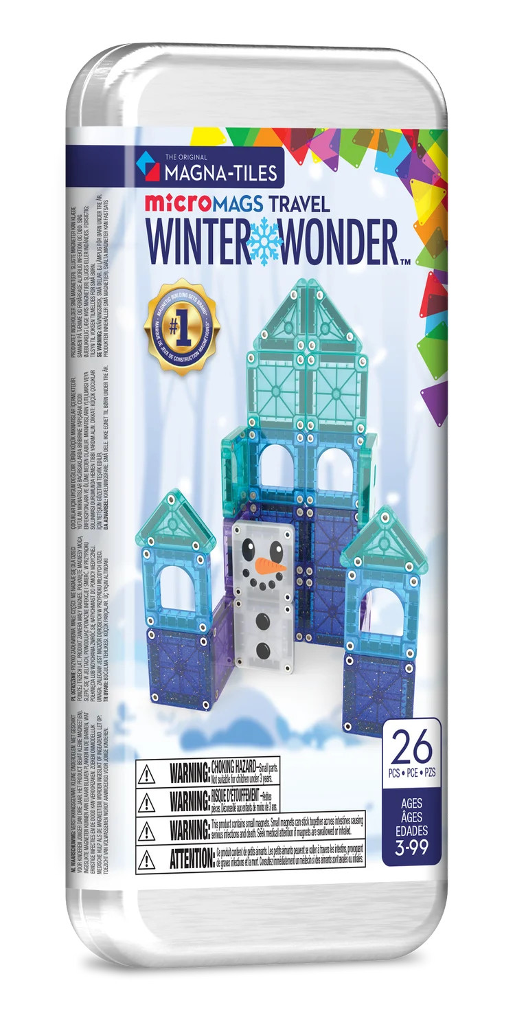 MAGNA-TILES® microMAGS Winter Wonder Travel Set 26-Piece Magnetic Construction Set, The Original... | Walmart (US)