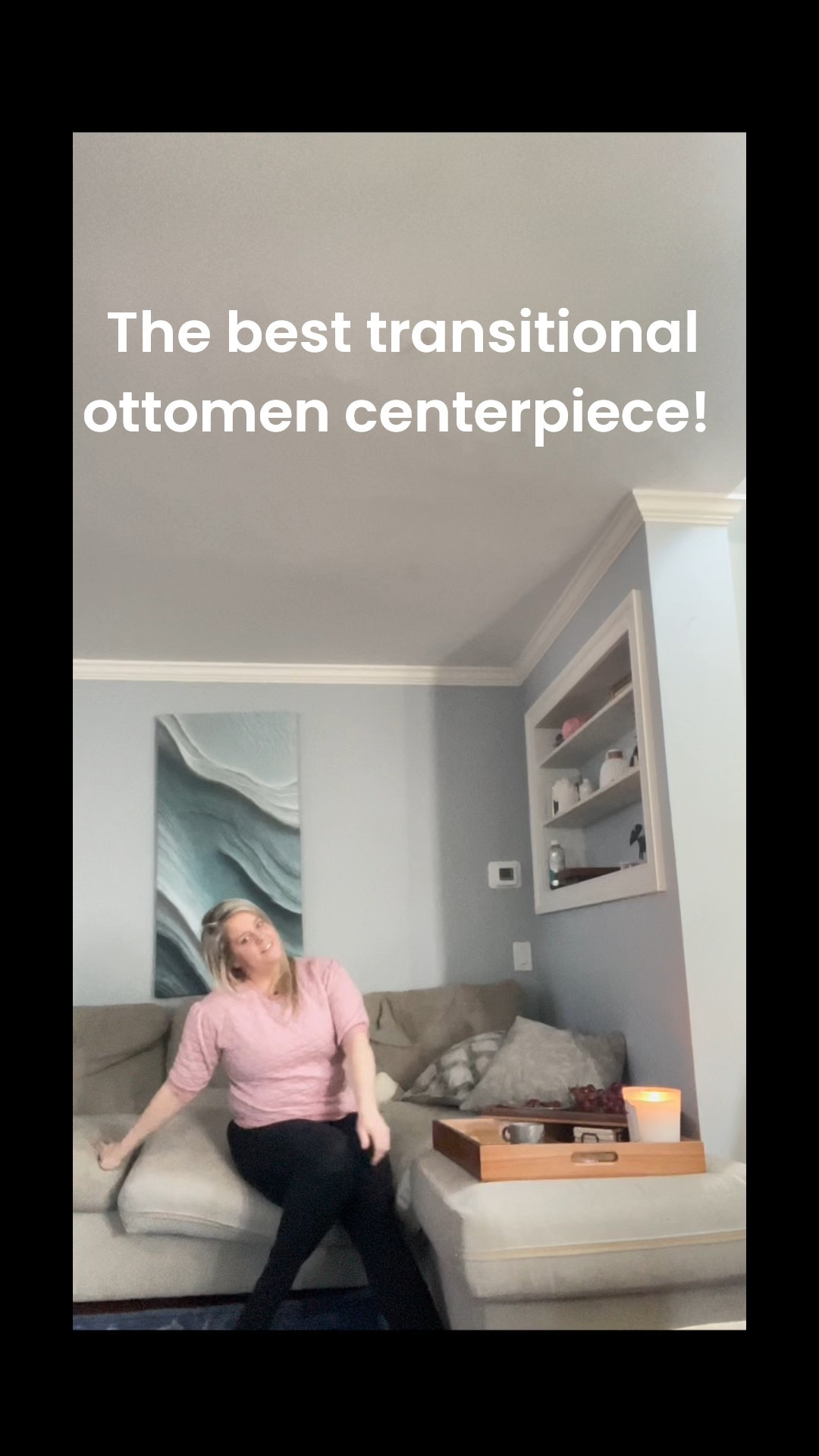 The best transitional ottoman centerpiece!

#LTKHome