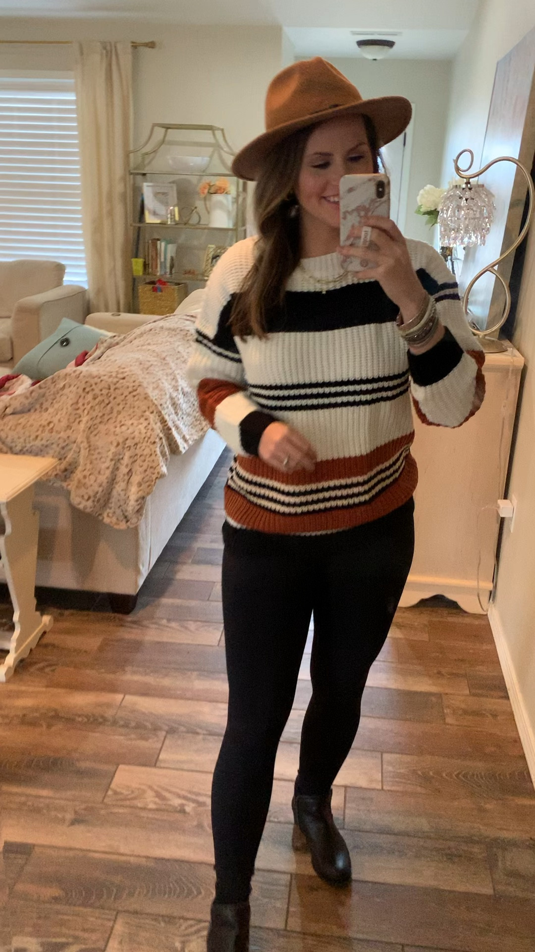 Fall outfit from Amazon! Loving the striped sweater! Comes in a ton of colors. Paired it with fleece lined leggings and black boots! 

#LTKFindsUnder50 #LTKSeasonal #LTKxPrimeDay