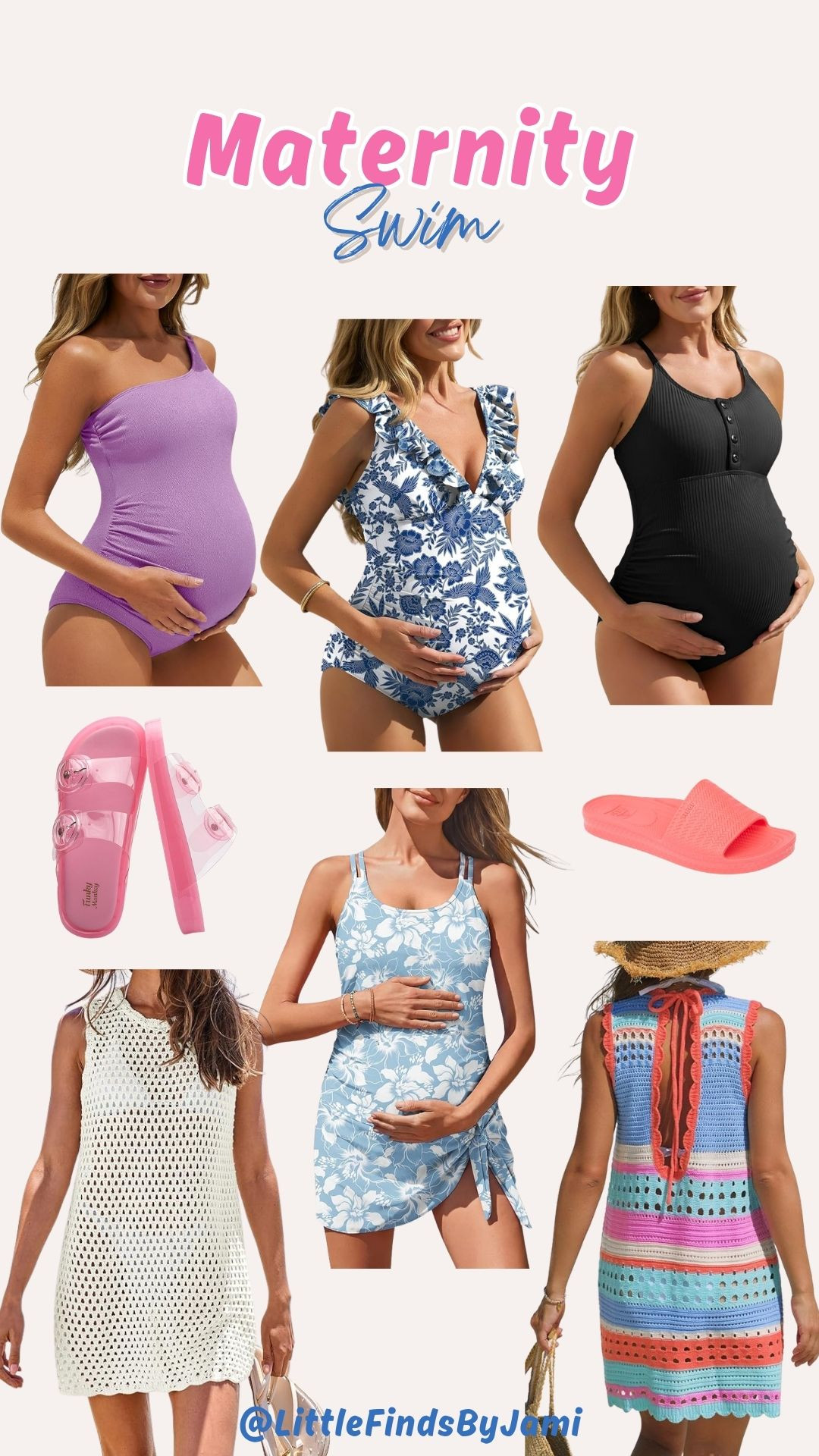 Maternity swimsuits on Amazon. Cute trendy summer. Swim cover. Jelly sandals. Beach pool vacation. Mom must have. Babymoon

#LTKBump #LTKTravel #LTKSwim