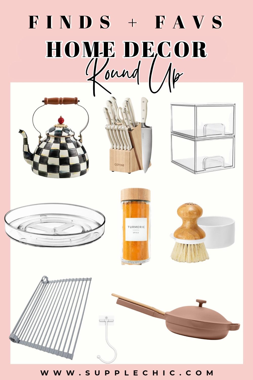 When my kitchen feels organized, I cook more. A beautiful pan, a statement kettle, and minimal storage pieces make everyday routines feel better. Simple swaps. Big difference. #KitchenEssentials #HomeDecorFinds #AmazonHomeFinds #ModernKitchen #NeutralHomeStyle #KitchenOrganization #HomeRefresh #CozyHomeVibes 

 #LTKmomlife #LTKSeasonal #LTKHome