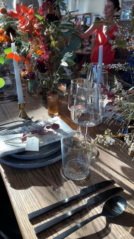 The new Walmart dinner ware and hosting pieces are so gorgeous! Grab these pieces to add to your home or even use as an excuse to throw a dinner party. 

Dinner ware, vase, wine glasses, candle holders, serving trays, wood trays, flatware. 

#LTKHome #LTKOver40 #LTKStyleTip