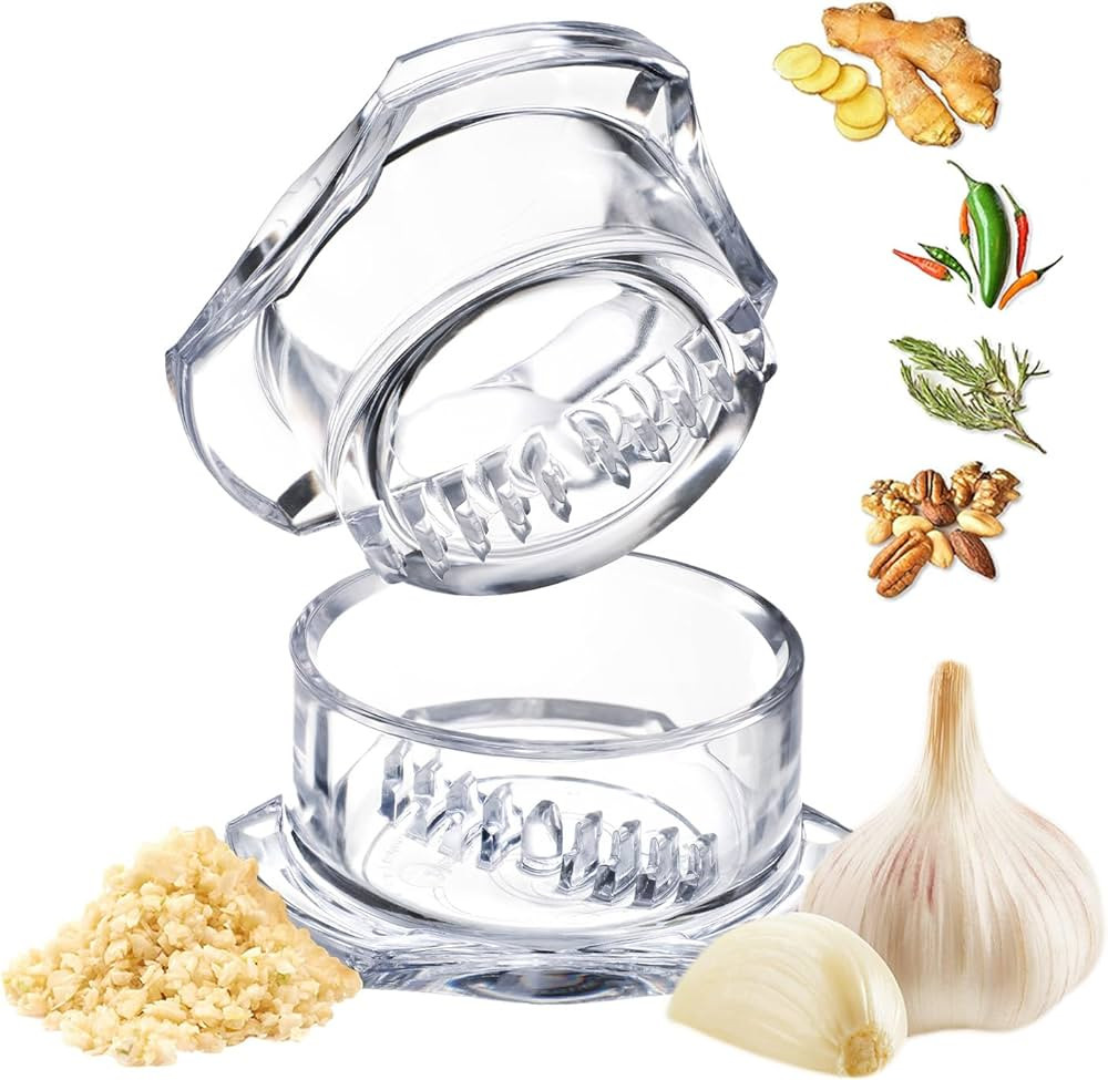 Garlic Twister 4th Gen - Ginger, Herb, Nuts & More - Handheld Kitchen Mincer, BPA Free, Dishwashe... | Amazon (US)