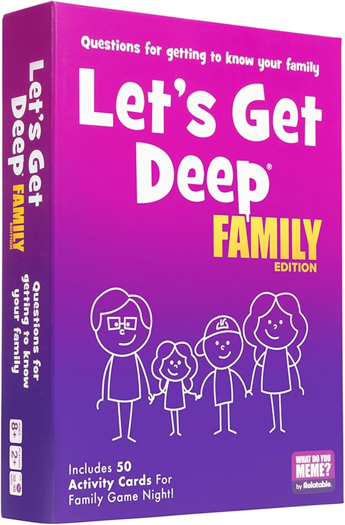 WHAT DO YOU MEME? Let's Get Deep Family Edition - Family Conversation Cards - Get to Know Each Ot... | Amazon (US)