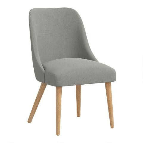 Kian Linen Upholstered Dining Chair | World Market